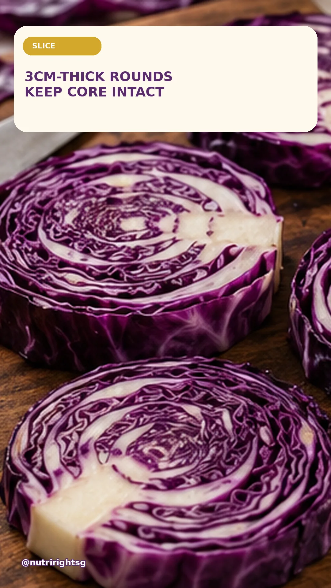 Charred Cabbage Steaks With Garlic Crumbs — preparation step (slide 3 of 7)