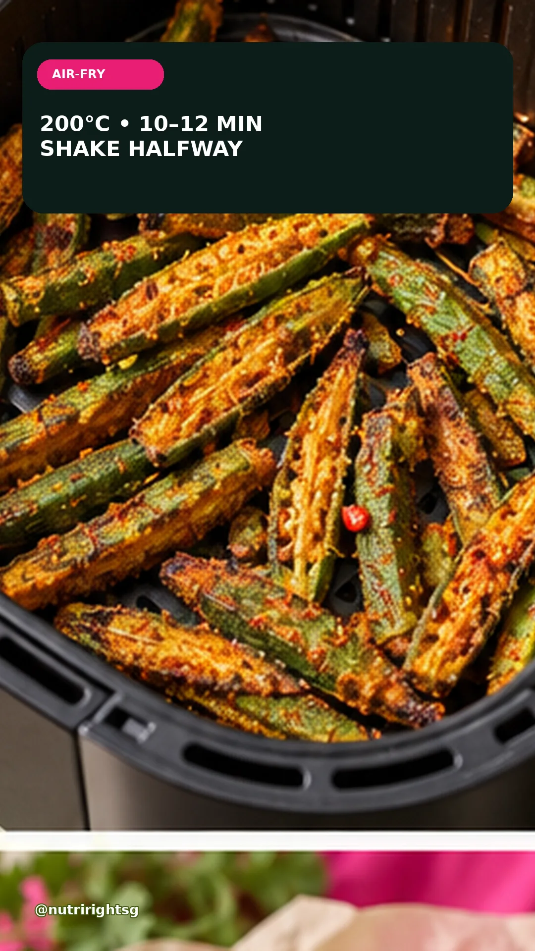 Crispy Chilli-Lime Okra Fries — cooking step (slide 5 of 7)