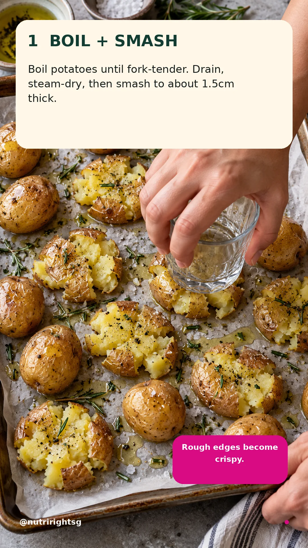 Crispy Smashed Potatoes — preparation step (slide 3 of 7)