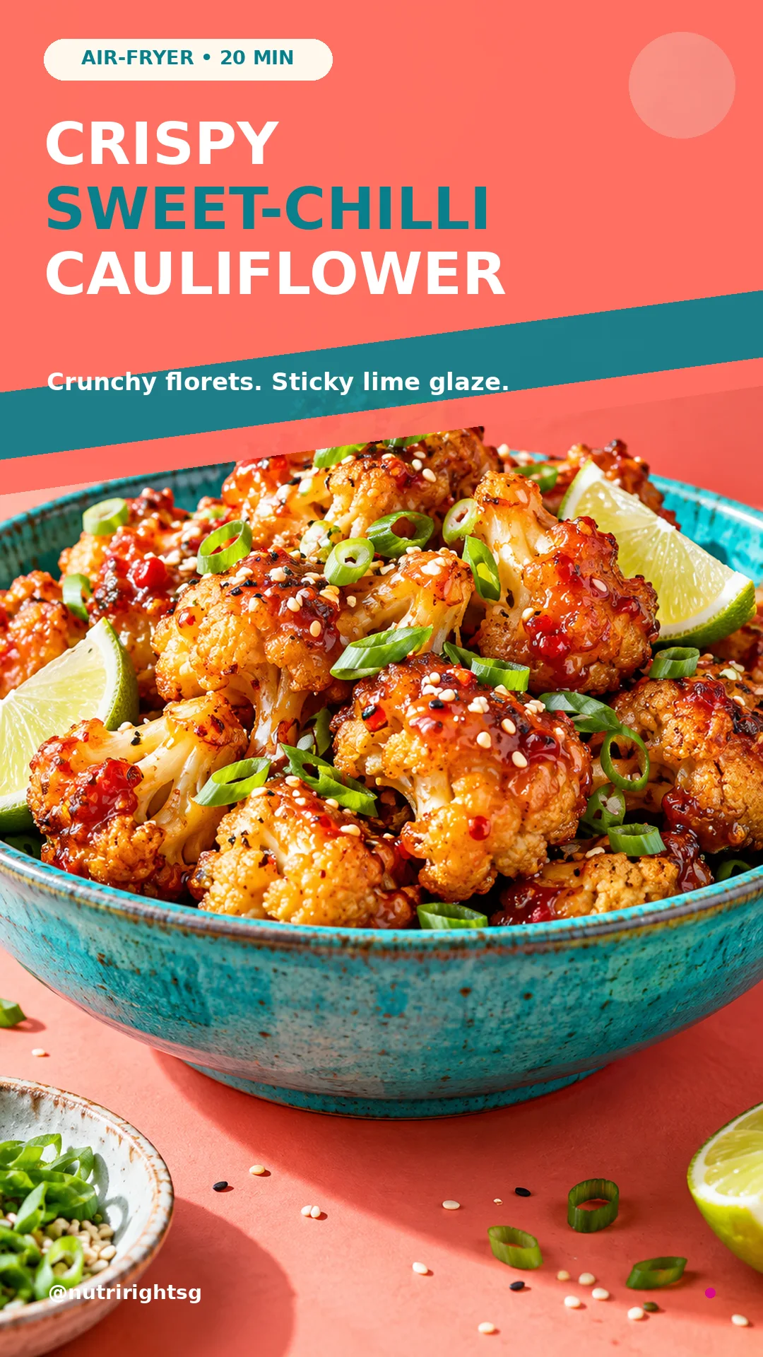 Crispy Sweet-Chilli Cauliflower recipe cover