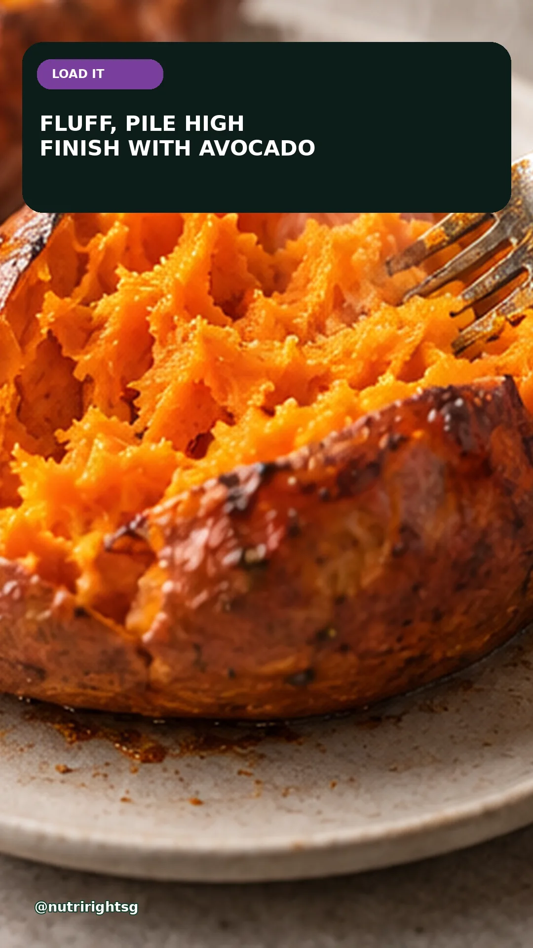 Loaded Mexican Sweet Potatoes — finishing step (slide 6 of 7)