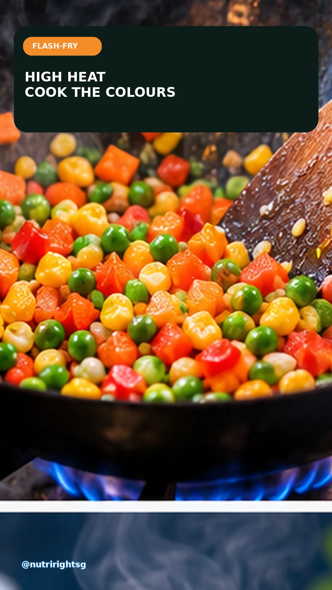 Rainbow Egg Fried Rice — cooking step (slide 5 of 7)