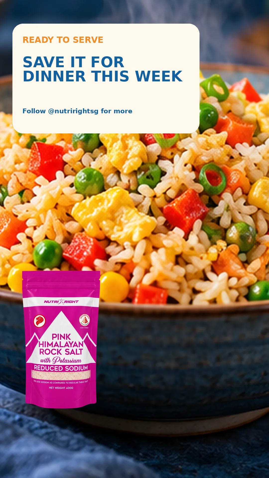 Rainbow Egg Fried Rice — finished dish (slide 7 of 7)