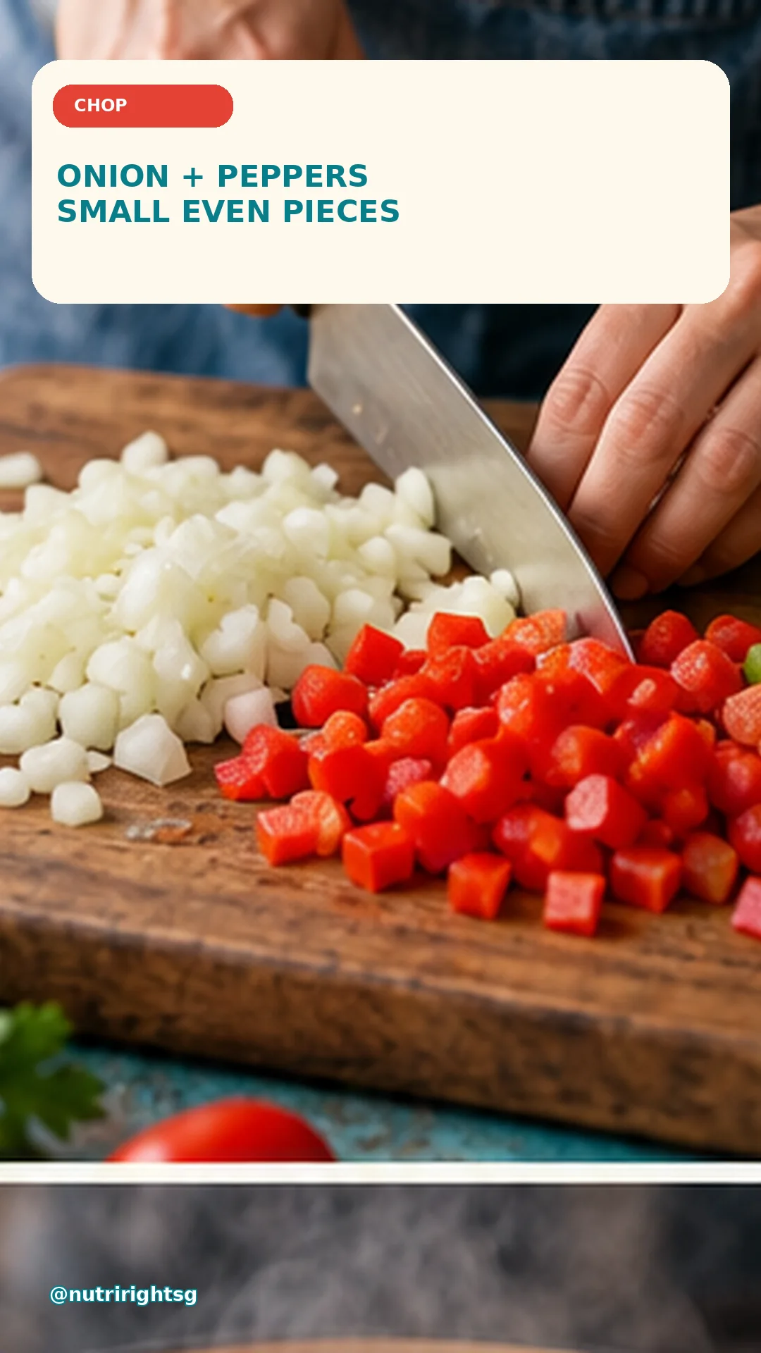 Smoky Vegetable Shakshuka — preparation step (slide 3 of 7)