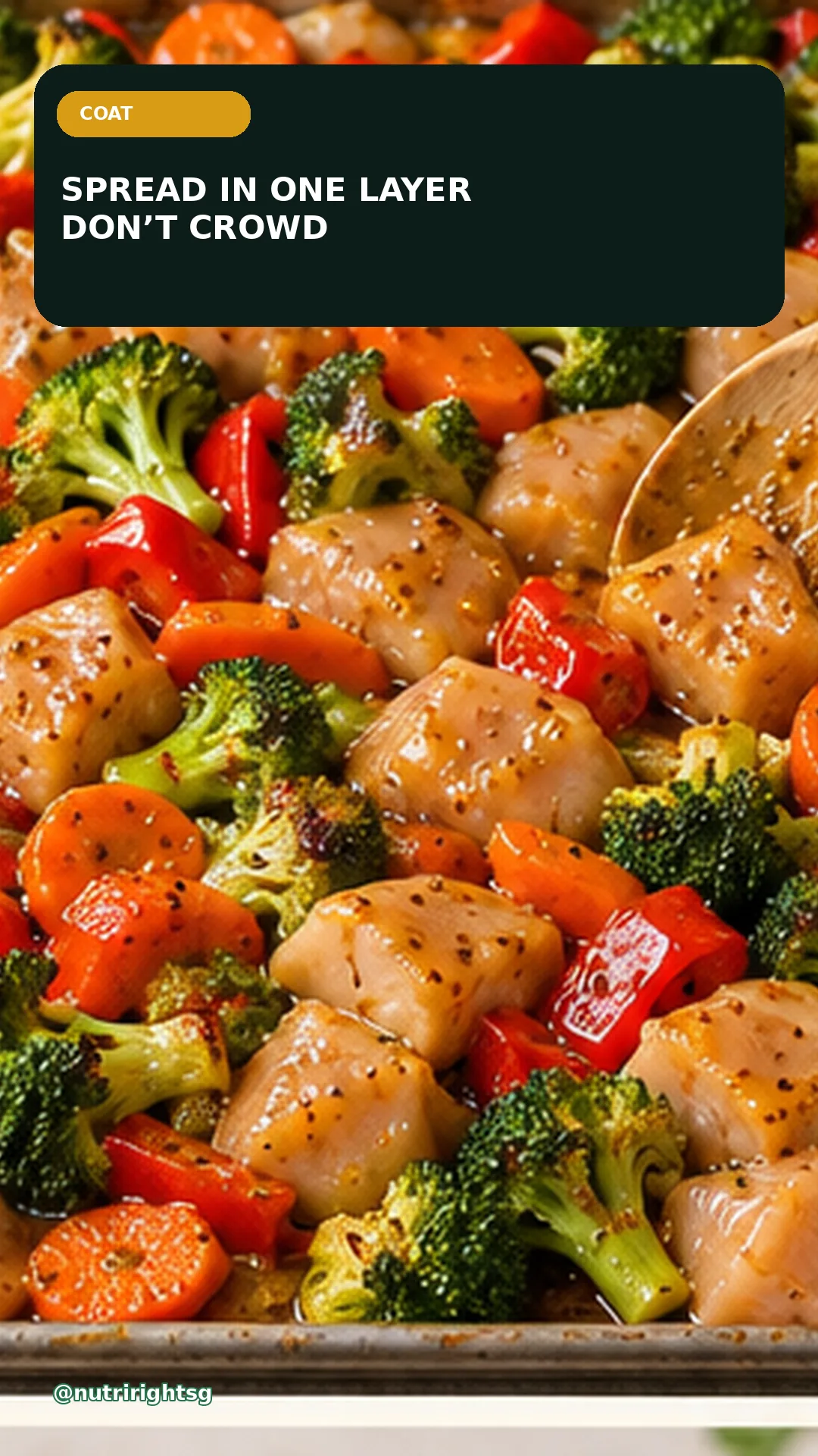 Sticky Honey-Mustard Chicken & Veg — cooking step (slide 5 of 7)